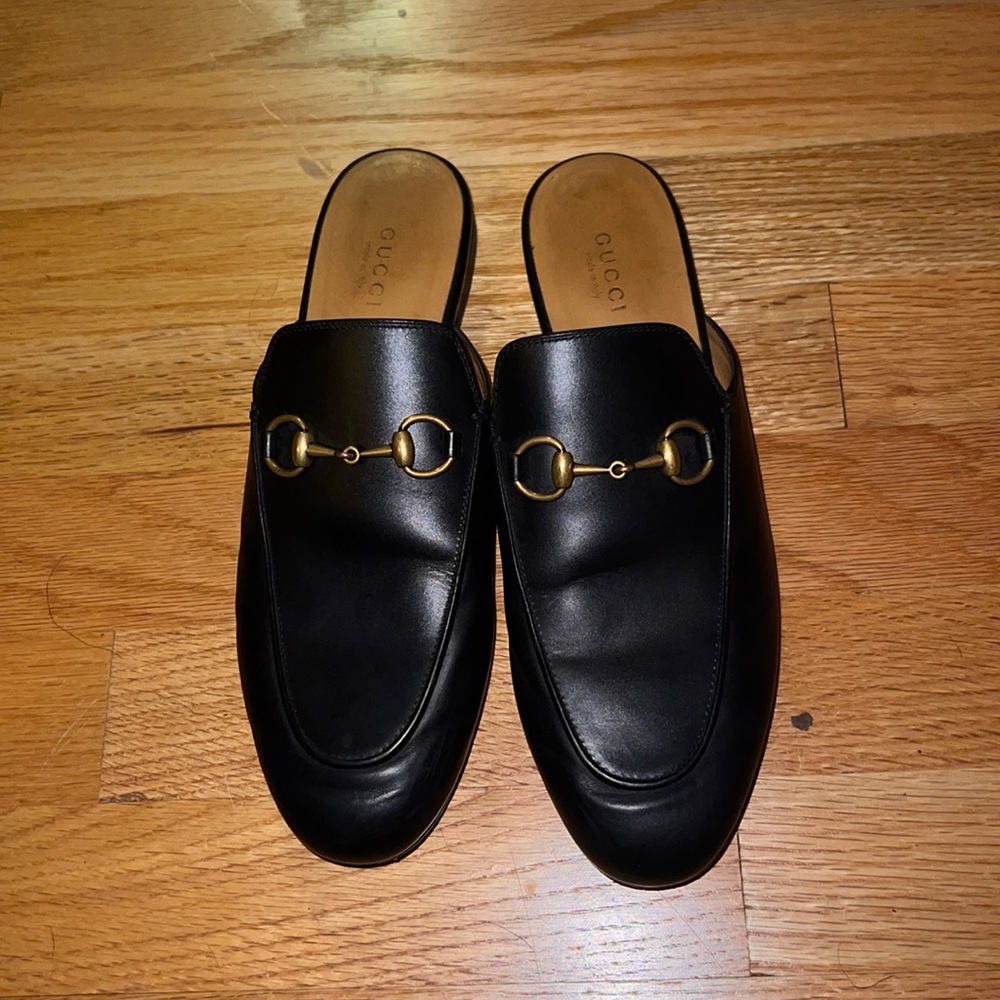 GUCCI Princetown leather slipper SIZE 37